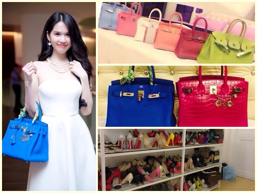 Khối lượng hàng hiệu trong nhà Ngọc Trinh sẽ làm nhiều người phải choáng váng