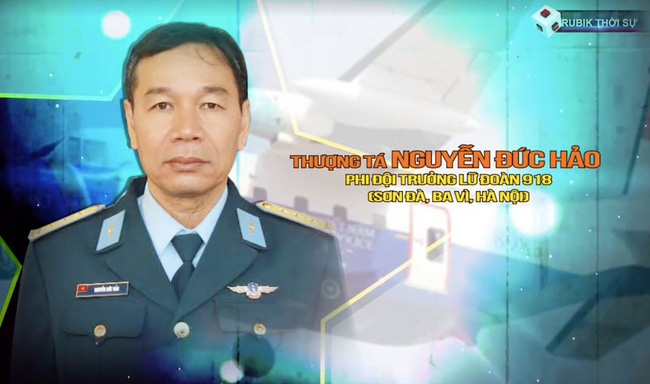 Nguyễn Đức Hảo - Thượng tá, Phi đội trưởng Lữ đoàn 918 (quê Sơn Đà, Ba Vì, Hà Nội)