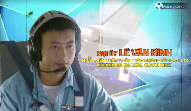 Lê Văn Đình - Đại úy, nhân viên tuần thám trên không Lữ đoàn 918 (quê Hoành Bồ, Hạ Long, Quảng Ninh)