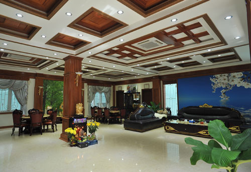 Căn biệt thư của Đăng ký và nhận 60K 24 bao lì xì miễn phí mỗi ngày Trang Nhung được xây dựng cầu kỳ với 6 tầng