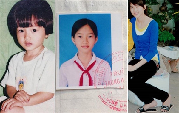  Ít ai ngờ, cô bé có đôi mắt long lanh cùng gương mặt trái xoan xinh xắn, với dáng ngồi 'rất hoa hậu' này giờ đã là một trong các hoa hậu đẹp nhất Việt Nam