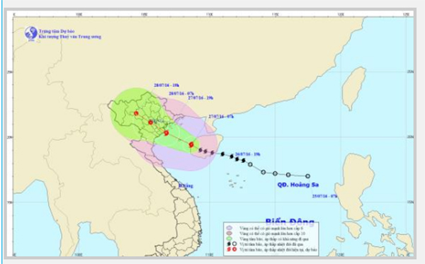  Trong những tin tức thời sự 24h h&ocirc;m nay c&oacute; việc bão sẽ 'tấn c&ocirc;ng' Quảng Ninh-Nam Định