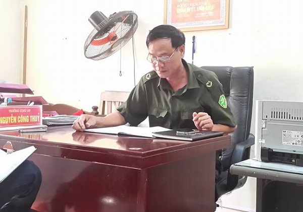 &Ocirc;ng Nguyễn C&ocirc;ng Thủy - Trưởng C&ocirc;ng an x&atilde; Trần Ph&uacute; (huyện Chương Mỹ - H&agrave; Nội)