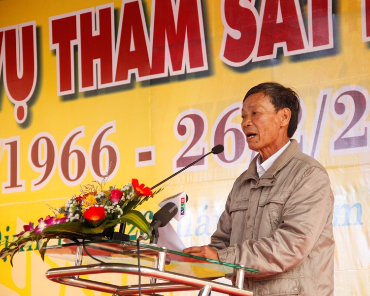 &Ocirc;ng Nguyễn Tấn L&acirc;n (ở x&atilde; T&acirc;y Vinh) - nh&acirc;n chứng sống trong vụ thảm s&aacute;t B&igrave;nh An kh&ocirc;ng bao giờ qu&ecirc;n được gi&acirc;y ph&uacute;t kinh ho&agrave;ng đ&oacute;