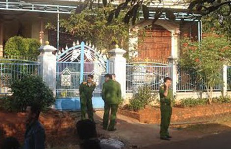 Căn nh&agrave; trong vụ thảm s&aacute;t Gia Lai bị phong tỏa để kh&aacute;m nghiệm hiện trường