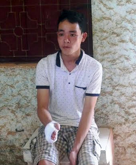 Đối tượng Hồ Ch&iacute; Bảo tại cơ quan điều tra