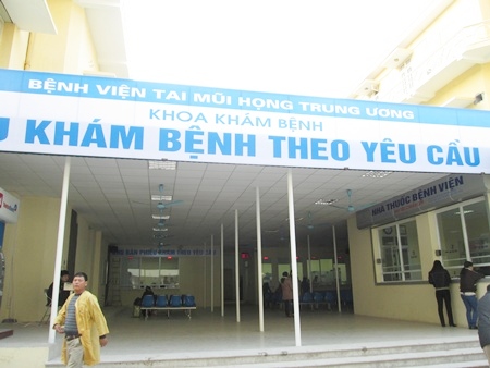 Khoa kh&aacute;m bệnh tự nguyện của bệnh viện Tai Mũi Họng Trung ương
