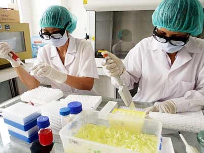 Sản xuất vắc xin ở viện Pasteur