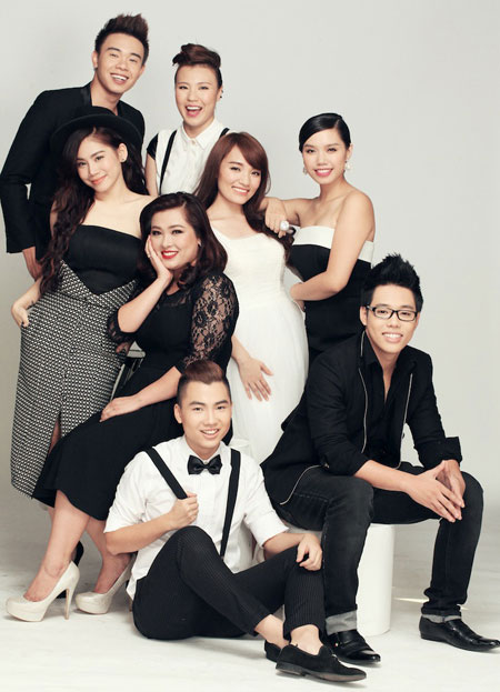 Top 8 th&iacute; sinh Vietnam Idol 2013.