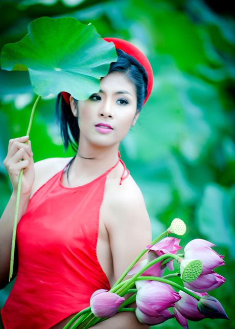 Hoa hậu Ngọc Hân.