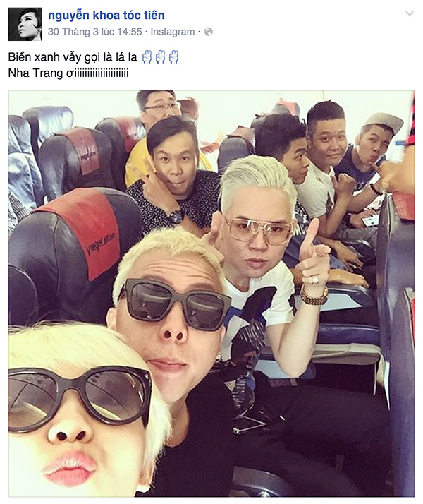 T&oacute;c Ti&ecirc;n cũng đội m&igrave;nh đi 'xả hơi' ở biển để chuẩn bị cho The Remix liveshow 9 sắp tới 