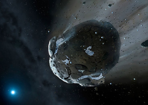 Thi&ecirc;n thạch sắp bay qua Tr&aacute;i Đất đ&uacute;ng ng&agrave;y Halloween 31/10. Ảnh: NASA
