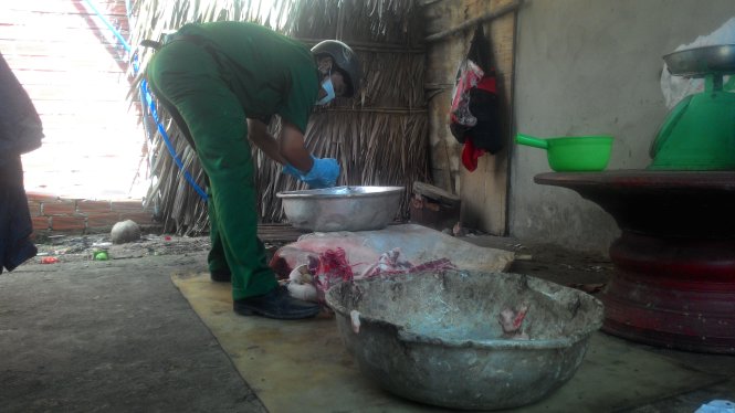 Hiện trường l&ograve; mổ tr&aacute;i ph&eacute;p của &ocirc;ng Nguyễn Văn Văn