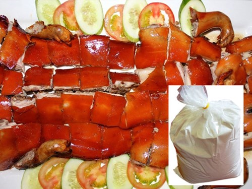 thịt lợn thối sẽ được biến th&agrave;nh lợn sữa v&agrave;ng ươm
