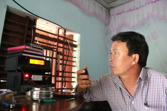 &Ocirc;ng Nguyễn Thanh Nam vẫn đang tiếp tục li&ecirc;n lạc với t&agrave;u c&aacute; QNg 95861 c&oacute; ngư d&acirc;n Quảng Ng&atilde;i bị bắn chết ở Trường Sa