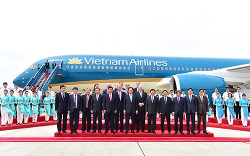 Thủ tướng dự Lễ tiếp nhận m&aacute;y bay thế hệ mới Airbus 350-900