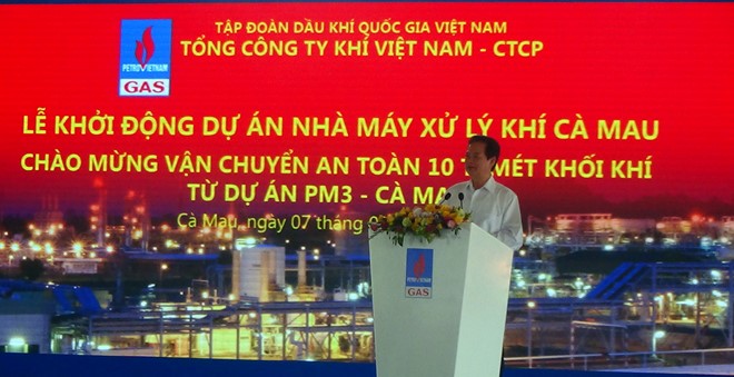 vận chuyển an to&agrave;n 10 tỷ m3 kh&iacute; PM3-CAA C&agrave; Mau