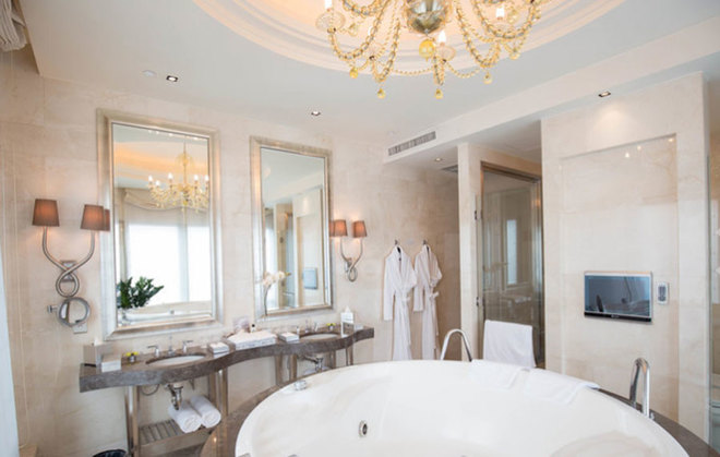 Thi&ecirc;́t k&ecirc;́ nhà tắm sang trọng, hi&ecirc;̣n đại