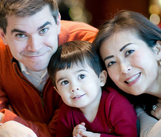 Gia đình hạnh phúc của bà Elizabeth Phú