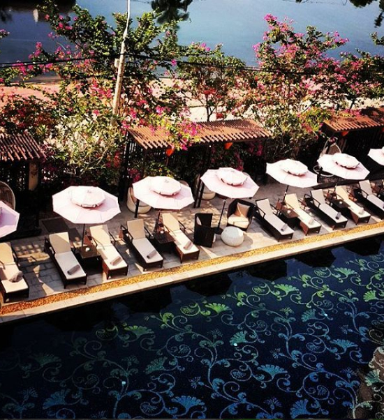 Ở những khu resort sang trọng