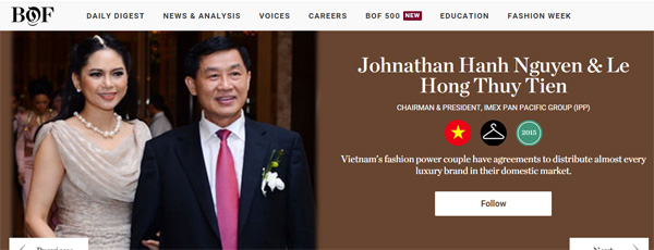 IPP Group được khai sinh bởi ông Johnathan Hạnh Nguyễn (người Philippines gốc Việt) từ năm 1986 tại Philippines. Ông Hạnh Nguyễn chính là người đã chèo lái con thuyền này trong 20 năm. Tuy nhiên, 10 năm trở lại đây, ông đã giao lại việc điều hành cho vợ, chính là bà Lê Hồng Thủy Tiên.