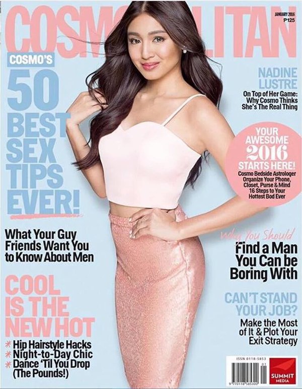 Nadine Lustre là nữ ca sĩ, diễn viên, MC truyền hình của Philippines, cô sinh ngày 31/10/1993. 