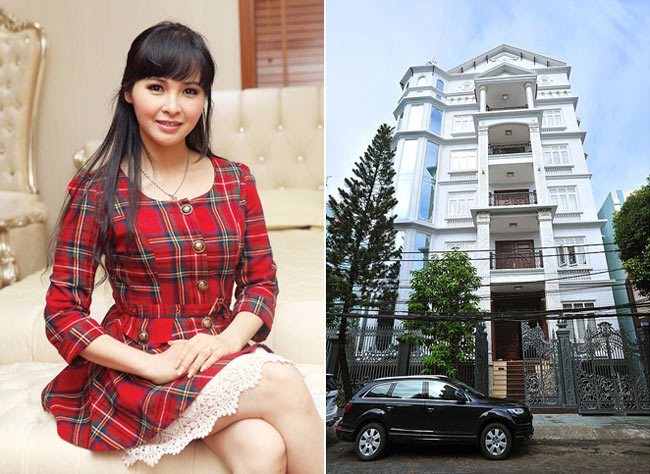 Nữ ca sĩ Trang Nhung cùng Đăng ký và nhận 60K 24 bao lì xì miễn phí mỗi ngày đang sinh sống tại một căn biệt thự 100 tỷ nằm trên đường Cộng Hòa, quận Tân Bình, Tp.HCM