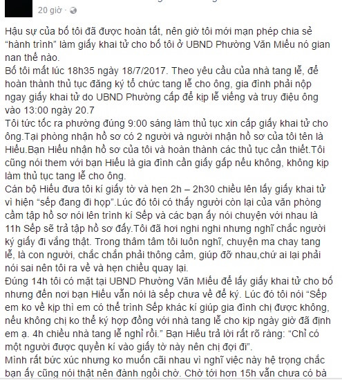 vu-xin-giay-chung-tu-gap-kho-o-phuong-van-mieu-chu-tich-hn-yeu-cau-xu-can-bo-neu-co-sai-pham