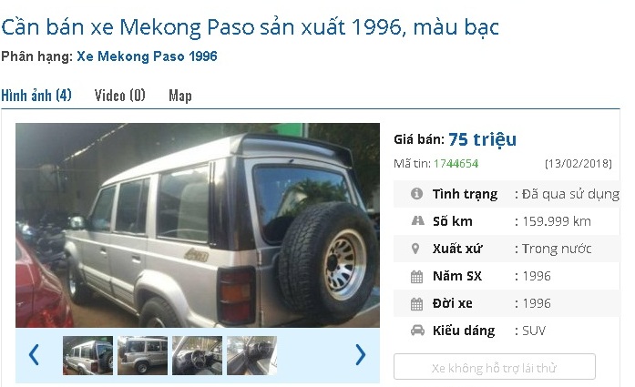 loat-o-to-cu-chinh-hang-gia-75-trieu-dong-nay-dang-rao-ban-o-cho-viet