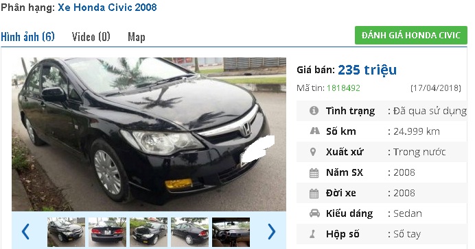 nhung-chiec-o-to-honda-cu-nay-dang-rao-ban-tam-gia-200-trieu-tai-viet-nam