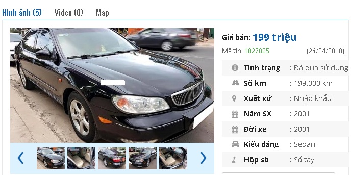 nhung-chiec-o-to-nissan-cu-nay-dang-rao-ban-tam-gia-100-trieu-dong-tai-viet-nam