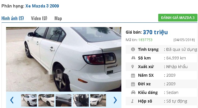 chiec-o-to-mazda-cu-so-tu-dong-nay-dang-rao-ban-tam-gia-300-trieu-tai-viet-nam