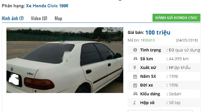 nhung-chiec-o-to-honda-cu-nay-dang-rao-ban-tam-gia-100-trieu-tai-viet-nam