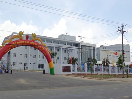 Bệnh viện Hậu Giang - nơi chị Lan đ&atilde; tử vong sau khi ti&ecirc;m thuốc giảm đau