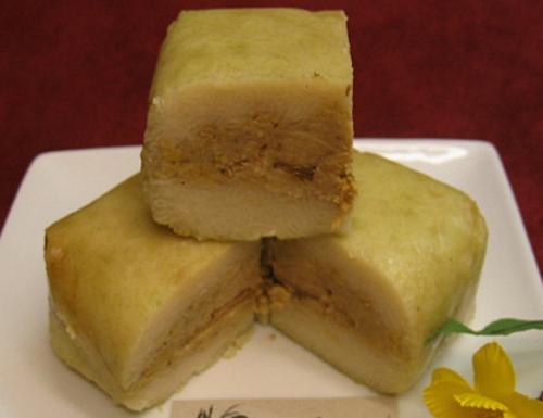 B&iacute; quyết l&agrave;m n&ecirc;n hương vị đặc biệt cho b&aacute;nh chưng chay nằm ở nh&acirc;n b&aacute;nh