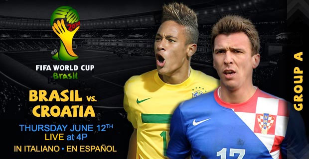 Brazil vs Croatia World Cup 2014