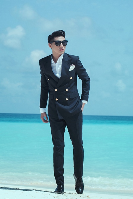 Noo Phước Thịnh trẻ trung v&agrave; lịch l&atilde;m tại &lsquo;thi&ecirc;n đường Maldives&rsquo; - v&ugrave;ng biển đẹp bậc nhất thế giới