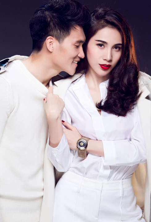 Thủy Ti&ecirc;n &ndash; C&ocirc;ng Vinh &lsquo;khoe&rsquo; kh&eacute;o hạnh ph&uacute;c vẹn tr&ograve;n dịp đầu năm