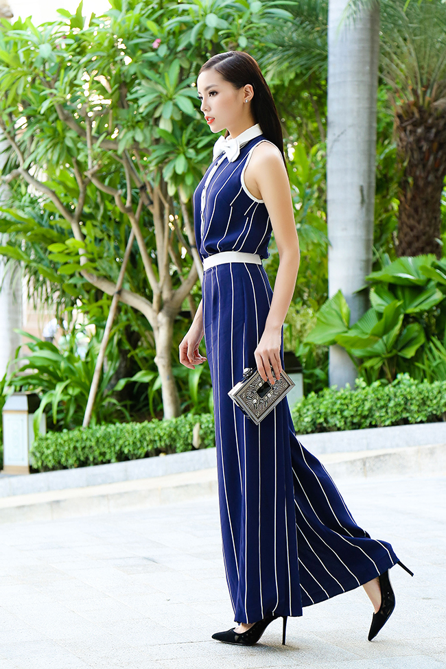 Kể từ sau khi trở thành nàng thơ của NTK Hoàng Hải, Kỳ Duyên liên tục được khen ngợi về nhan sắc.