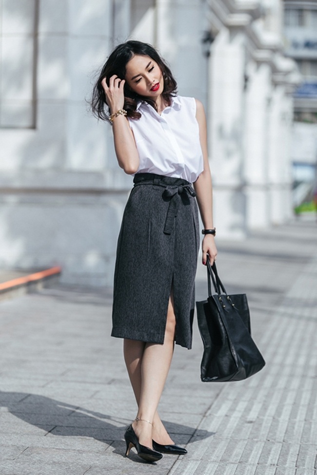 Năm 2016 đánh dấu thời điểm Đinh Ngọc Diệp gắn bó với style thời trang thanh lịch.