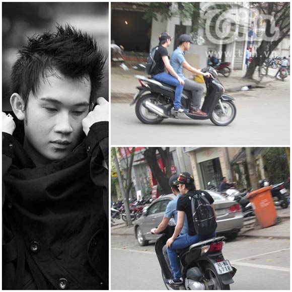 Nam ca sĩ Dương Triệu Vũ từng dạo phố Hà Nội với... mũ lưỡi trai.