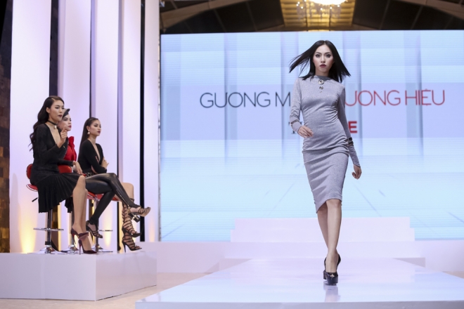 Gương mặt mới Bảo Ngọc cũng là một đối thủ đáng gớm với thần thái chuyên nghiệp trên sân khấu.