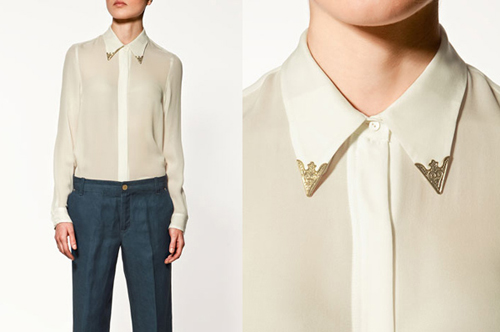 Thiết kế áo khá ''hot'' của mùa hè này nằm trong Lookbook tháng 5 của Zara. 