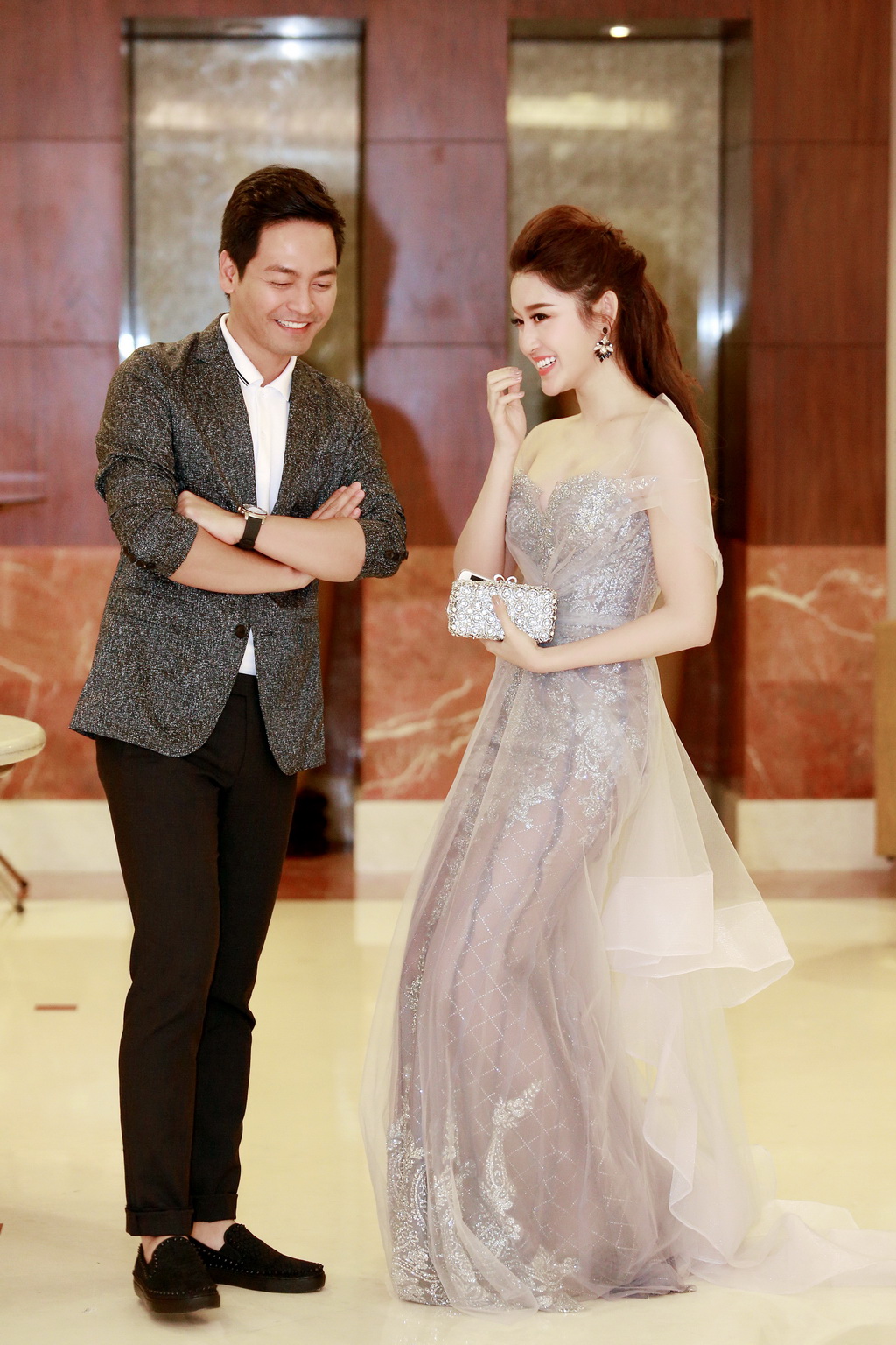Tại sự kiện, Huyền My cũng đã trò chuyện và học hỏi thêm nhiều kinh nghiệm từ Phan Anh trong lĩnh vực diễn xuất để chuẩn bị cho việc tham gia vào bộ phim hợp tác với Myanmar trong thời gian sắp tới. Vào cuối tháng này, Á hậu Huyền My sẽ bắt đầu sang Myanmar để thực hiện bộ phim này nên hiện tại cô vô cùng bận rộn để chuẩn bị trau dồi kỹ năng diễn xuất cho mình.