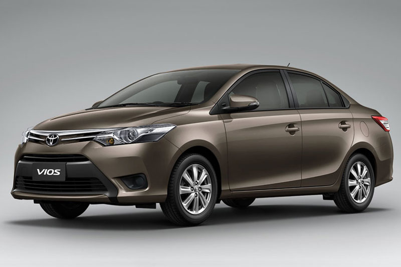 Toyota Vios xếp thứ ba danh sách với 748 chiếc.