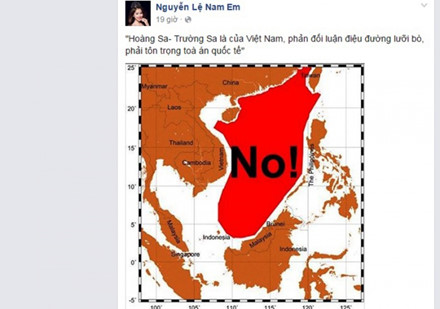Hoa khôi Nam Em.