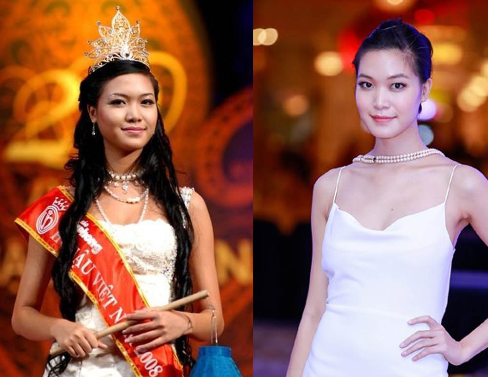 Hoa Hậu Việt Nam năm 2008: Trần Thị Thuỳ Dung. Trần Thị Thuỳ Dung có thể nói là Hoa Hậu dính vào nhiều scandal nhất trong lịch sử của cuộc thi Hoa Hậu Việt Nam. Hiện tại người đẹp góp mặt thường xuyên trong các sự kiện giải trí với gout thời trang tinh tế, cách trang điểm nhẹ nhàng và tự nhiên. 