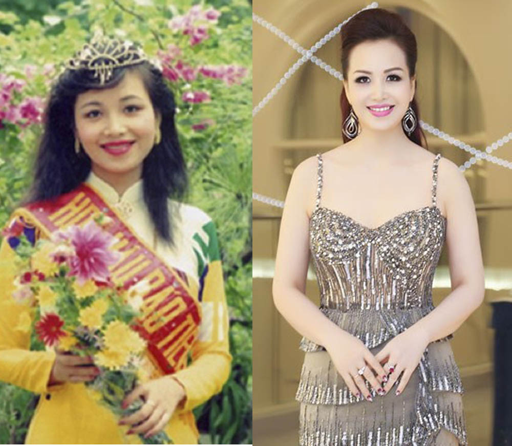 Hoa Hậu Việt Nam năm 1990: Nguyễn Diệu Hoa. Hoa Hậu Nguyễn Diệu Hoa cũng có chiều cao khá khiêm tốn là 1m58 nhưng cô lại thu hút được mọi người nhờ nụ cười khả ái và tươi tắn của mình. Cô cũng được đánh giá là một trong những Hoa Hậu có học thức cao nhất.