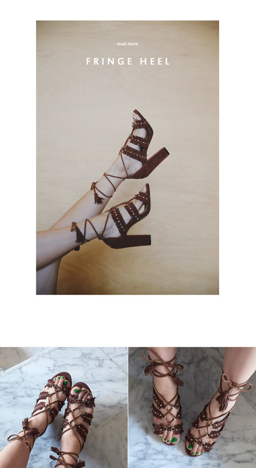 Ngắm một số mốt sandal buộc dây đang hot.