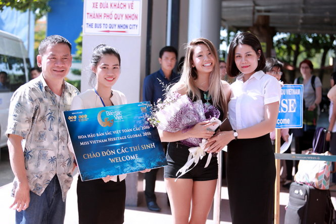 Trước đó,  14 người đẹp gốc Việt về nước thi hoa hậu Bản sắc Việt 